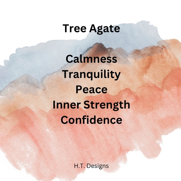 Natural Stone 8mm Boho Bead Bracelet 7 Inches - Tourmaline Jasper Agate - Picture 8 of 10